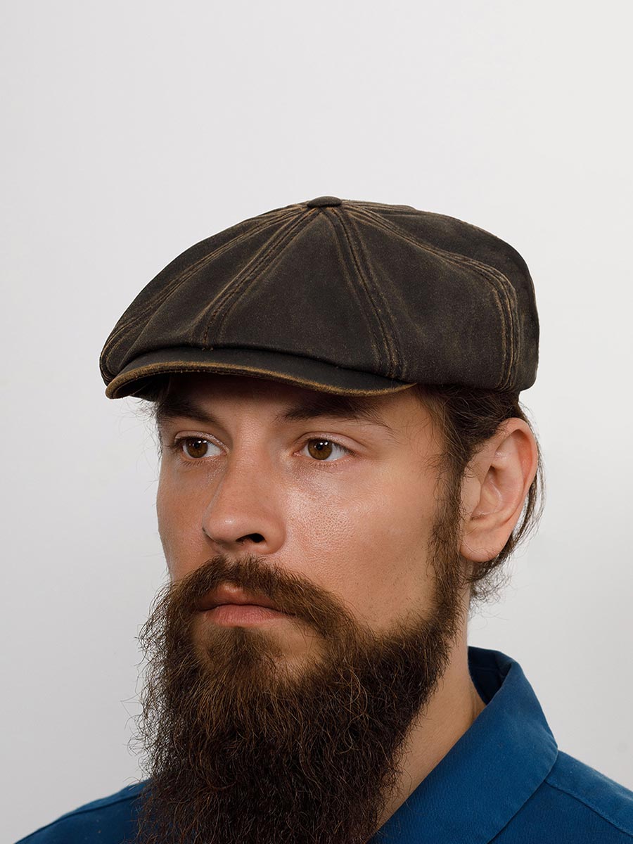 Кепка восьмиклинка STETSON 6841102 HATTERAS COTTON (коричневый